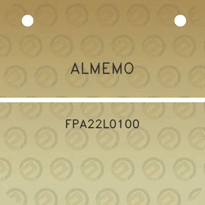 almemo-fpa22l0100