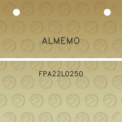 almemo-fpa22l0250