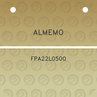 almemo-fpa22l0500