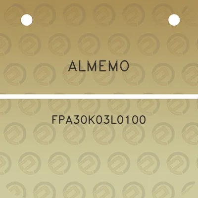 almemo-fpa30k03l0100