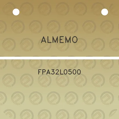 almemo-fpa32l0500