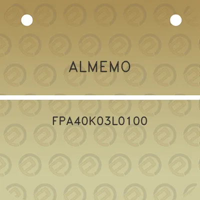 almemo-fpa40k03l0100