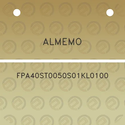 almemo-fpa40st0050s01kl0100