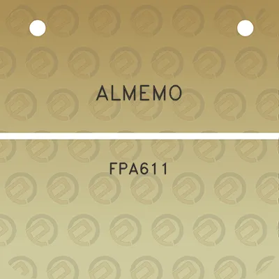 almemo-fpa611