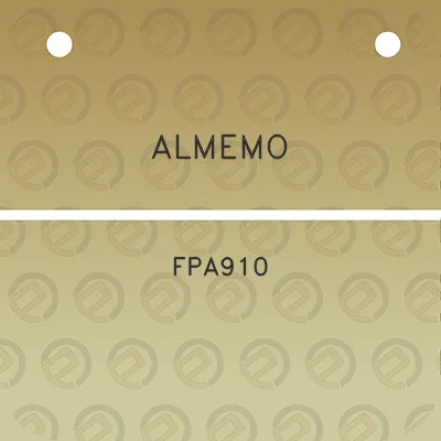 almemo-fpa910