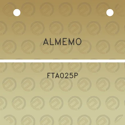 almemo-fta025p