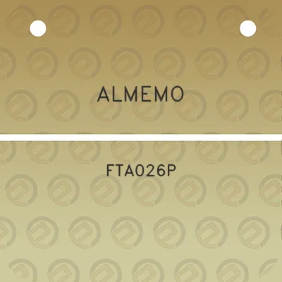 almemo-fta026p