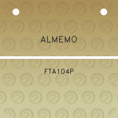 almemo-fta104p