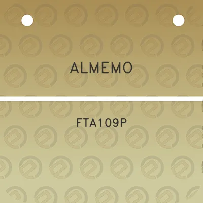 almemo-fta109p