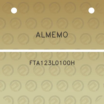 almemo-fta123l0100h