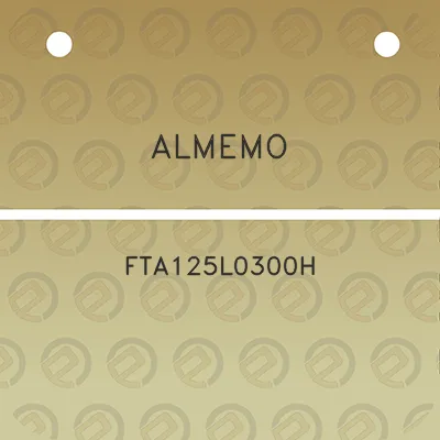 almemo-fta125l0300h