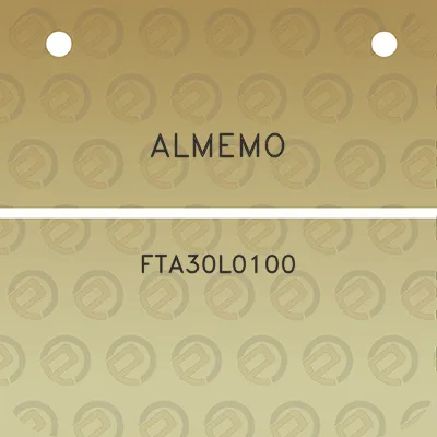 almemo-fta30l0100