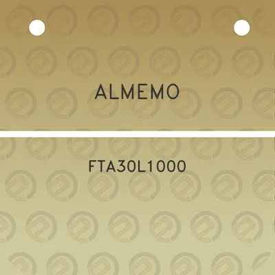 almemo-fta30l1000