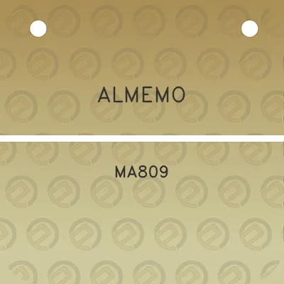 almemo-ma809