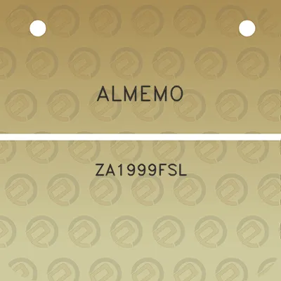 almemo-za1999fsl