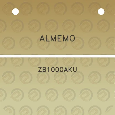 almemo-zb1000aku