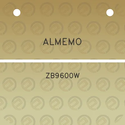 almemo-zb9600w