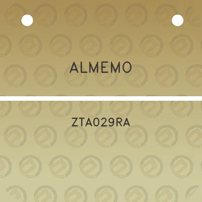 almemo-zta029ra