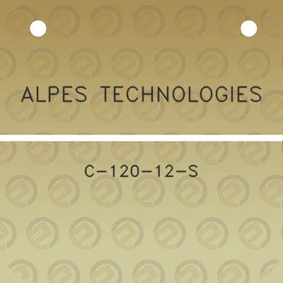 alpes-technologies-c-120-12-s