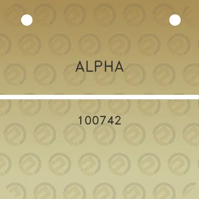 alpha-100742