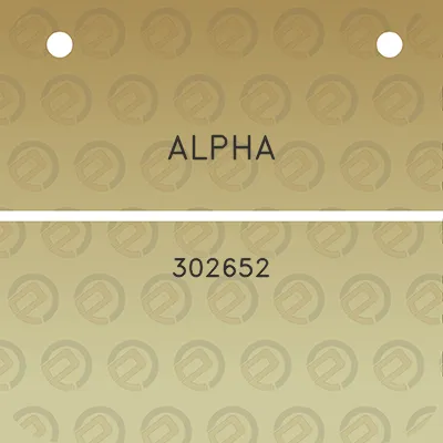 alpha-302652