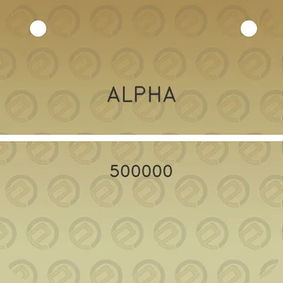 alpha-500000