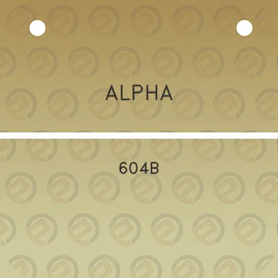 alpha-604b