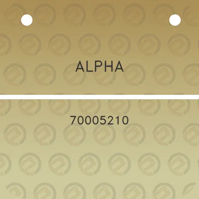 alpha-70005210