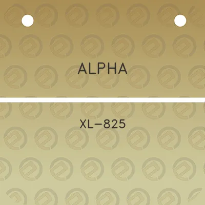 alpha-xl-825