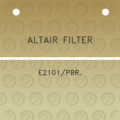 altair-filter-e2101-pbr