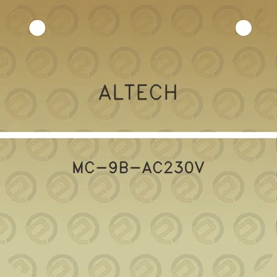 altech-mc-9b-ac230v