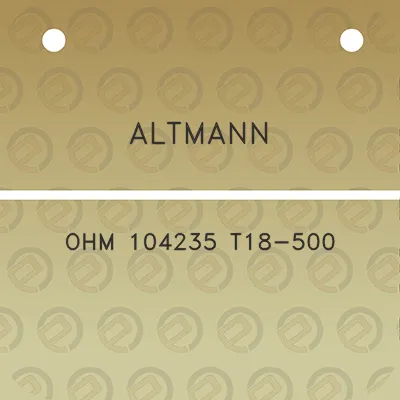 altmann-ohm-104235-t18-500