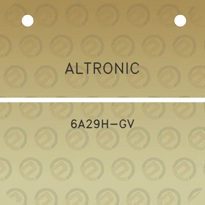 altronic-6a29h-gv