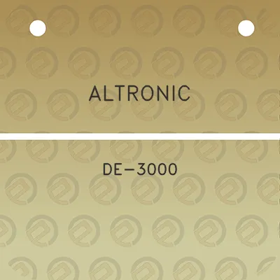 altronic-de-3000