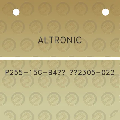 altronic-p255-15g-b4-2305-022