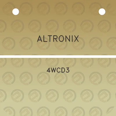 altronix-4wcd3
