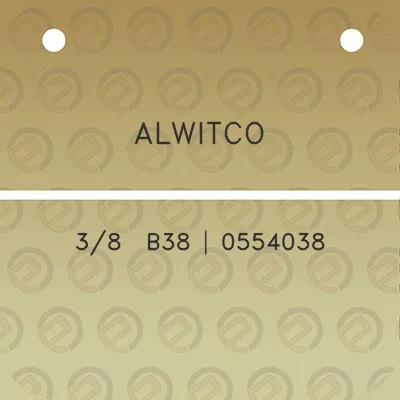 alwitco-38-b38-0554038