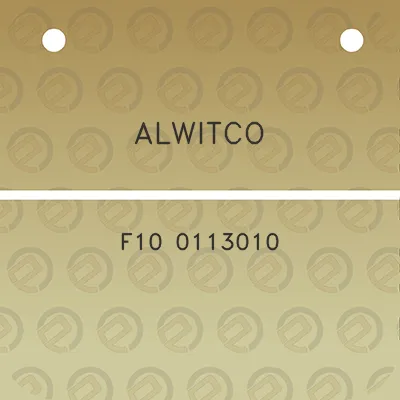 alwitco-f10-0113010