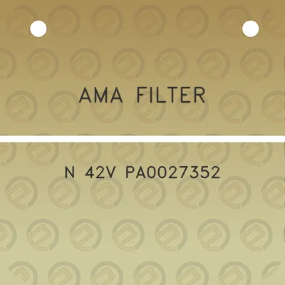 ama-filter-n-42v-pa0027352