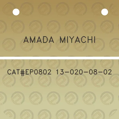 amada-miyachi-catep0802-13-020-08-02