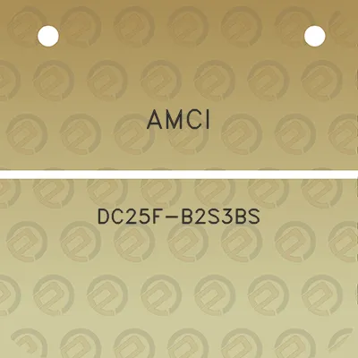 amci-dc25f-b2s3bs