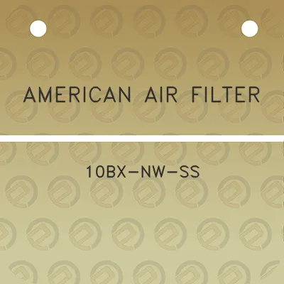 american-air-filter-10bx-nw-ss