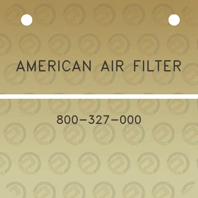 american-air-filter-800-327-000