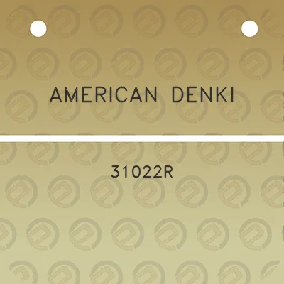 american-denki-31022r