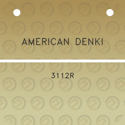 american-denki-3112r