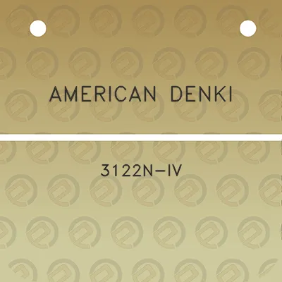 american-denki-3122n-iv