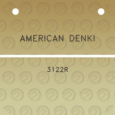 american-denki-3122r