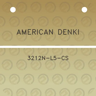 american-denki-3212n-l5-cs