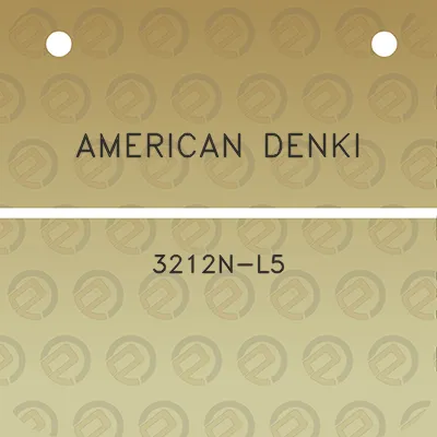 american-denki-3212n-l5