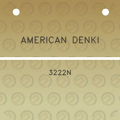 american-denki-3222n